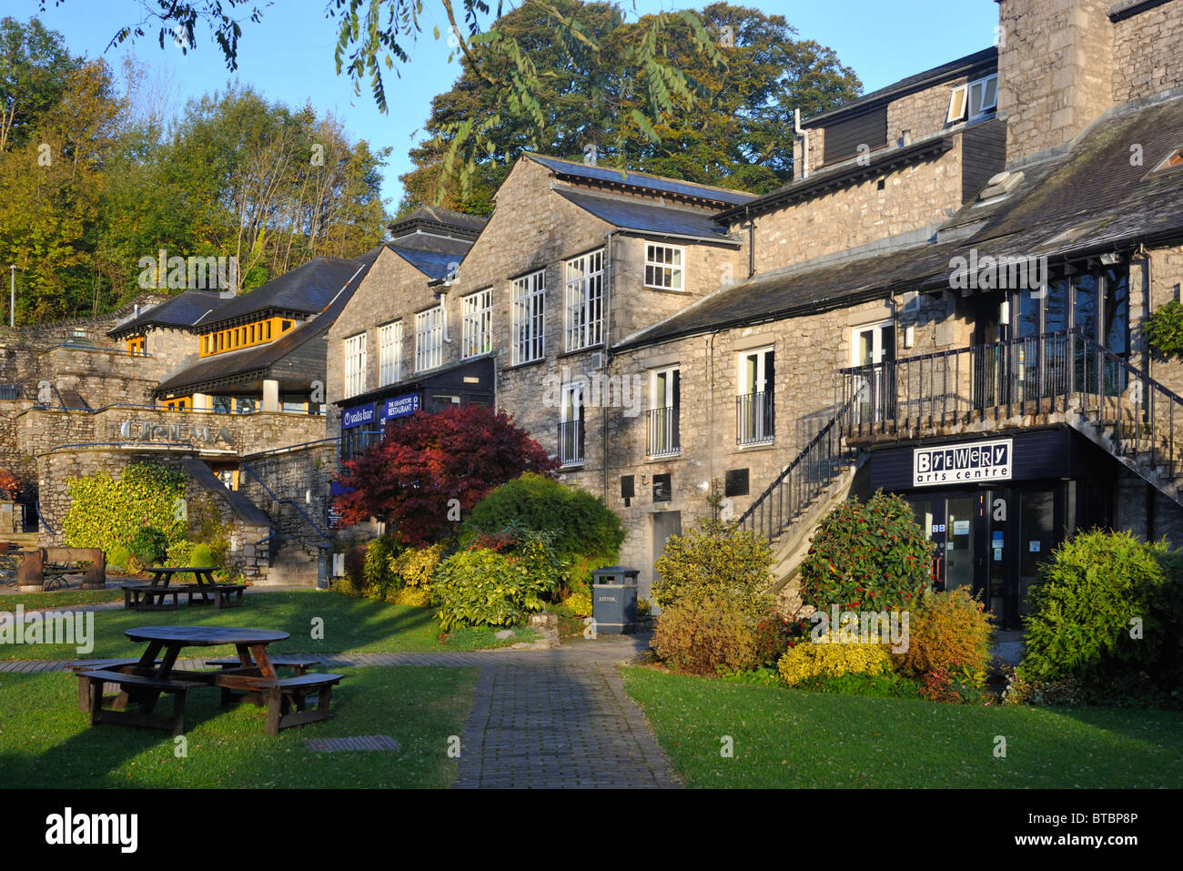 The Brewery Arts Centre, Highgate, Kendal, Cumbria, England, United Kingdom, Europe. Stock Photo