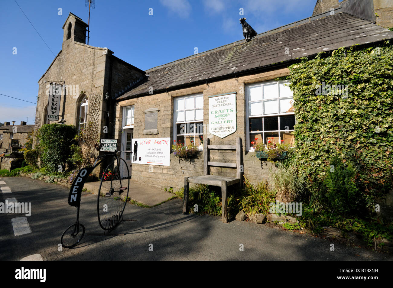 Muker Old School Craft Shop and Gallery in Upper Swaledale Yorkshire