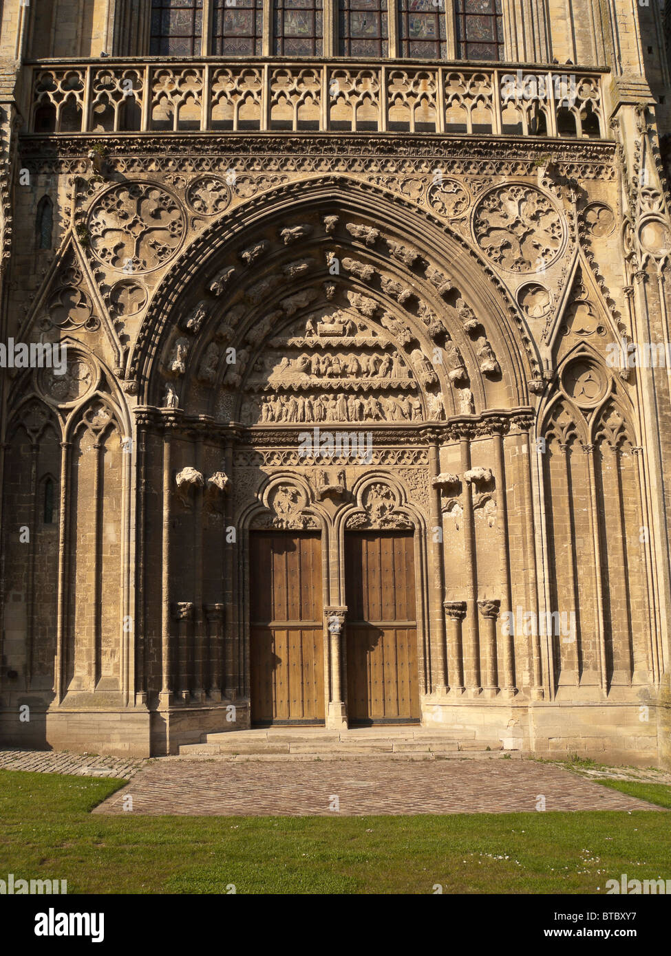 Bayeux cathedral in Calvados department ,Normandy Stock Photo