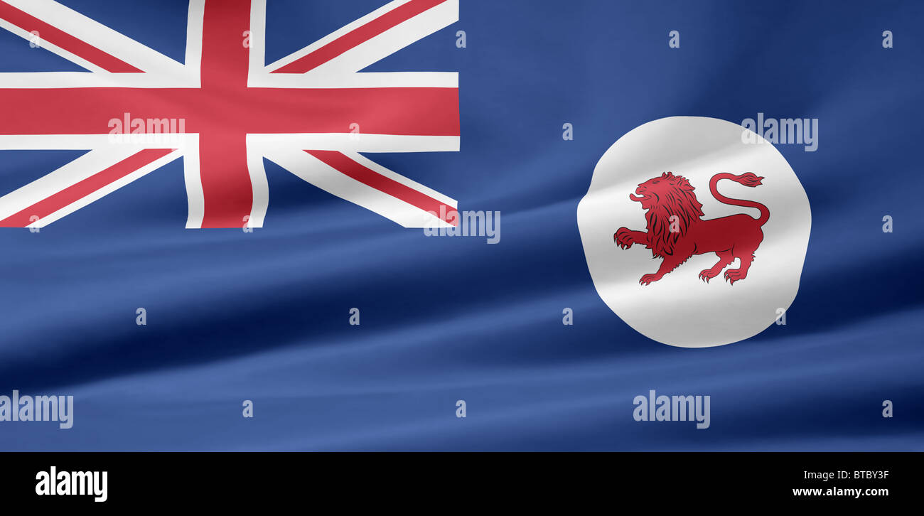 Large flag of Tasmania Stock Photo Alamy