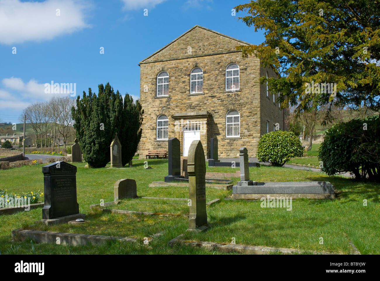 Bethel Chapel, Lothersdale, North Yorkshire, England UK Stock Photo