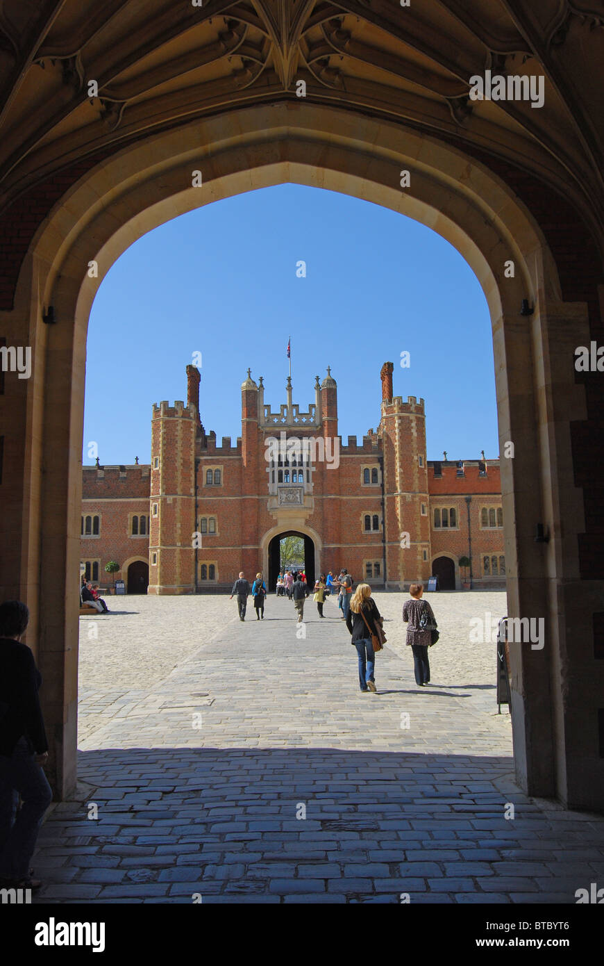 Hampton Court Palace Gardens Stock Photo Alamy