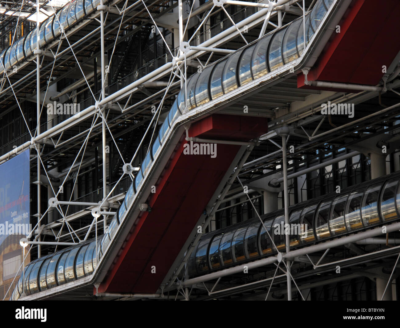 Pompidou modern art centre - Paris - France Stock Photo