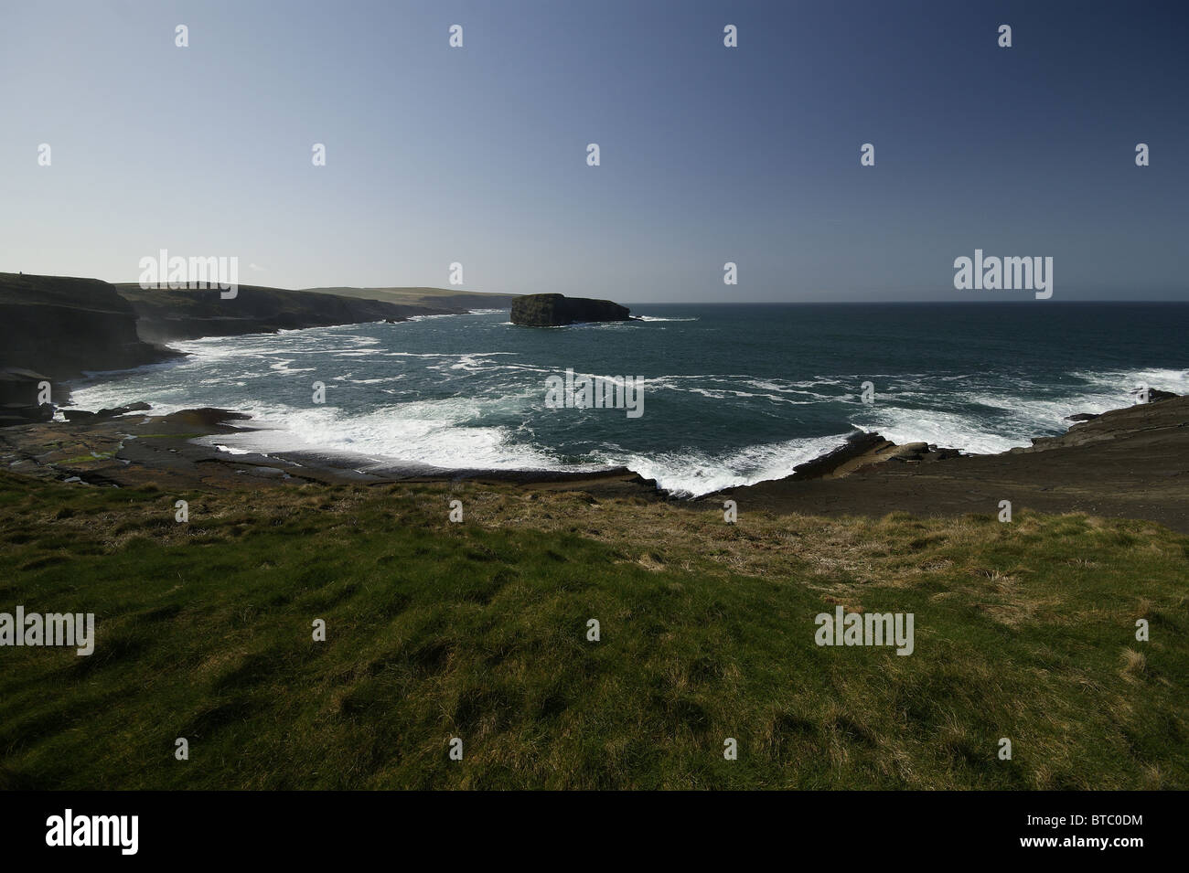 Atlantic Coastline Near Kilkee, County Clare, Ireland Stock Photo