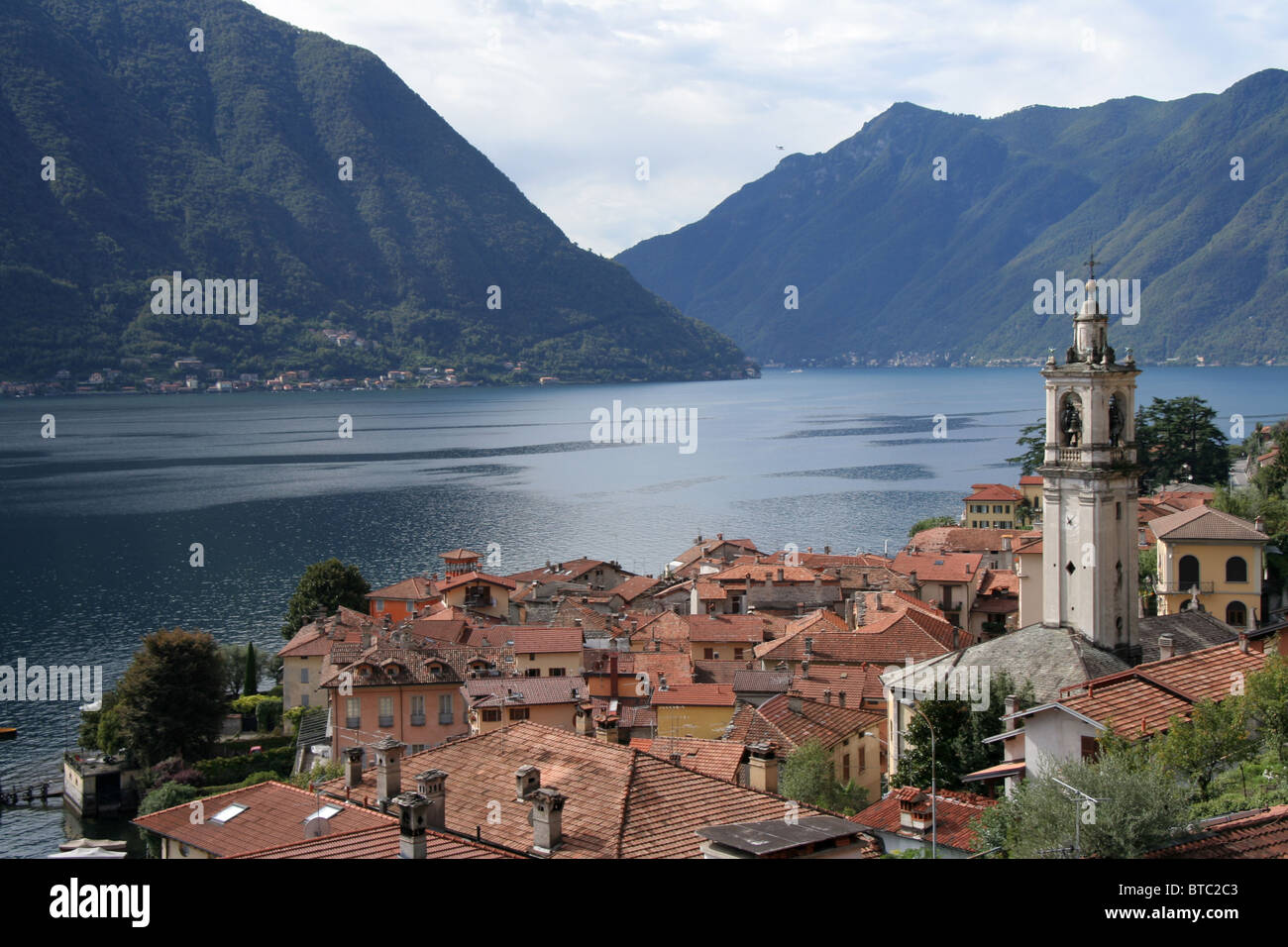 town of Colonno on Lake Como Lombardy Italy Stock Photo - Alamy