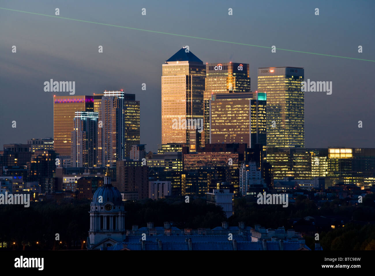 Canary Wharf Financial District London England Stock Photo - Alamy
