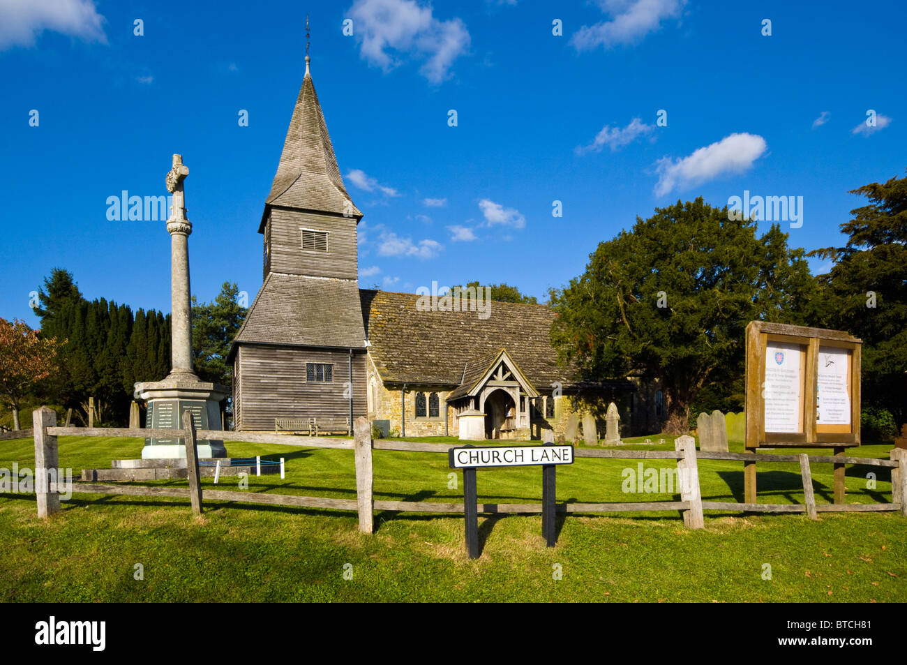 12th Century St Peters Church Newdigate Surrey England Stock Photo