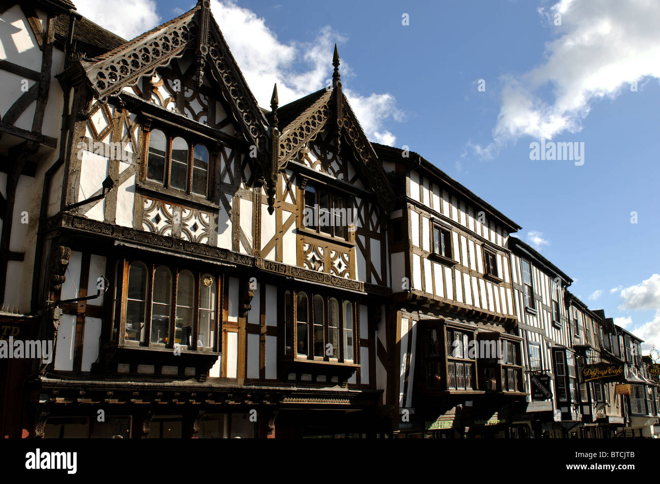 Broad Street, Ludlow, Shropshire, England, UK Stock Photo