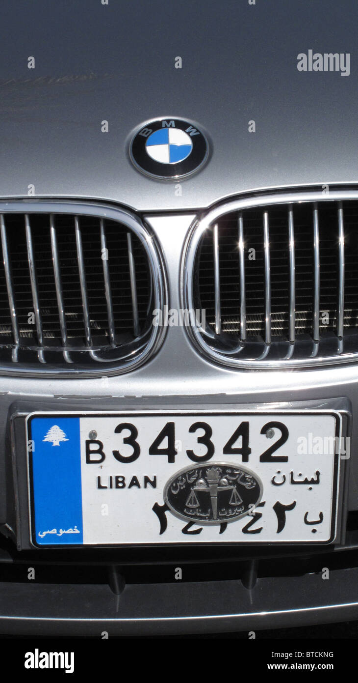 Lebanese car number plate hires stock photography and images Alamy