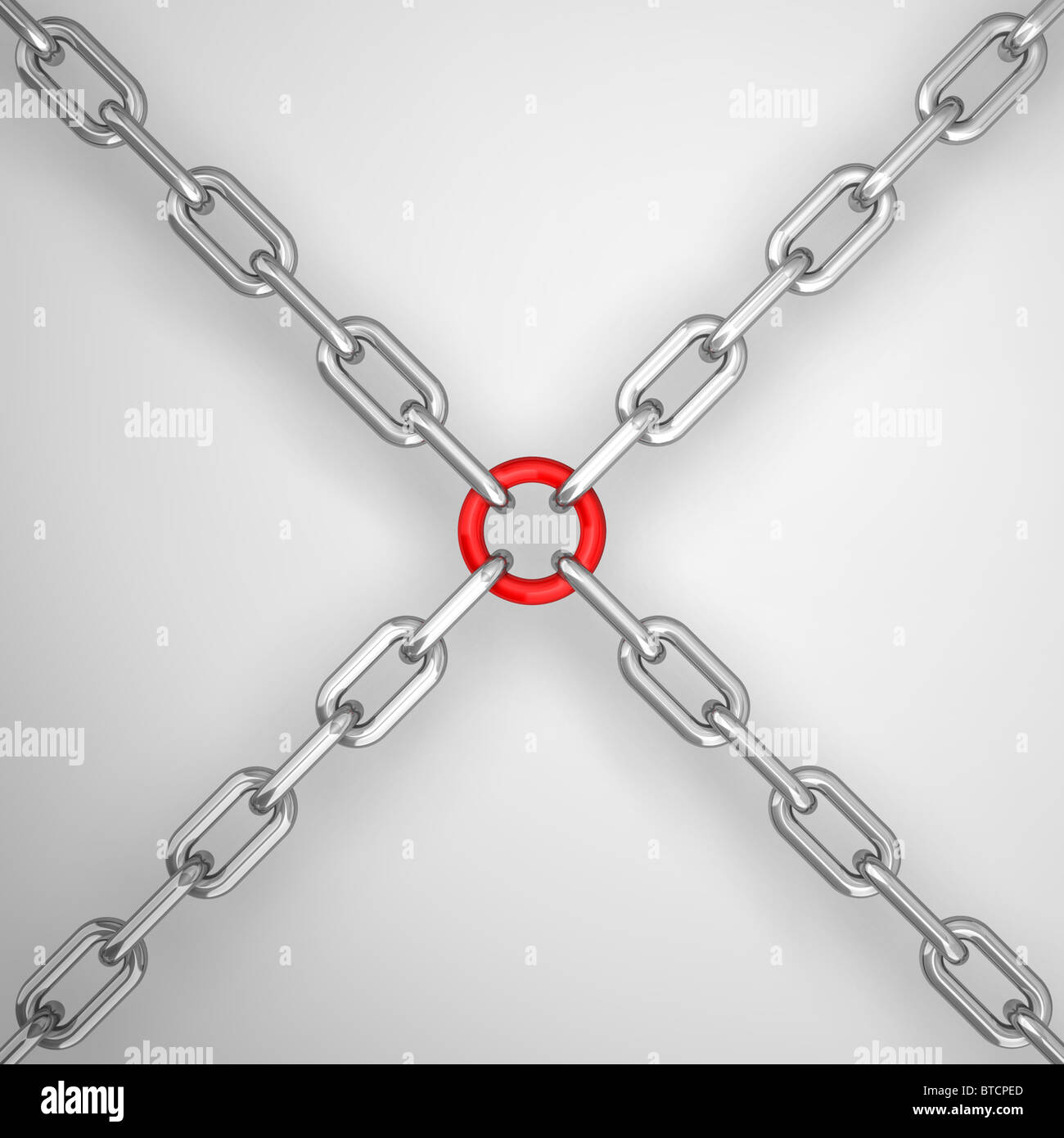 Group of a silver chains conceptual image Stock Photo Alamy