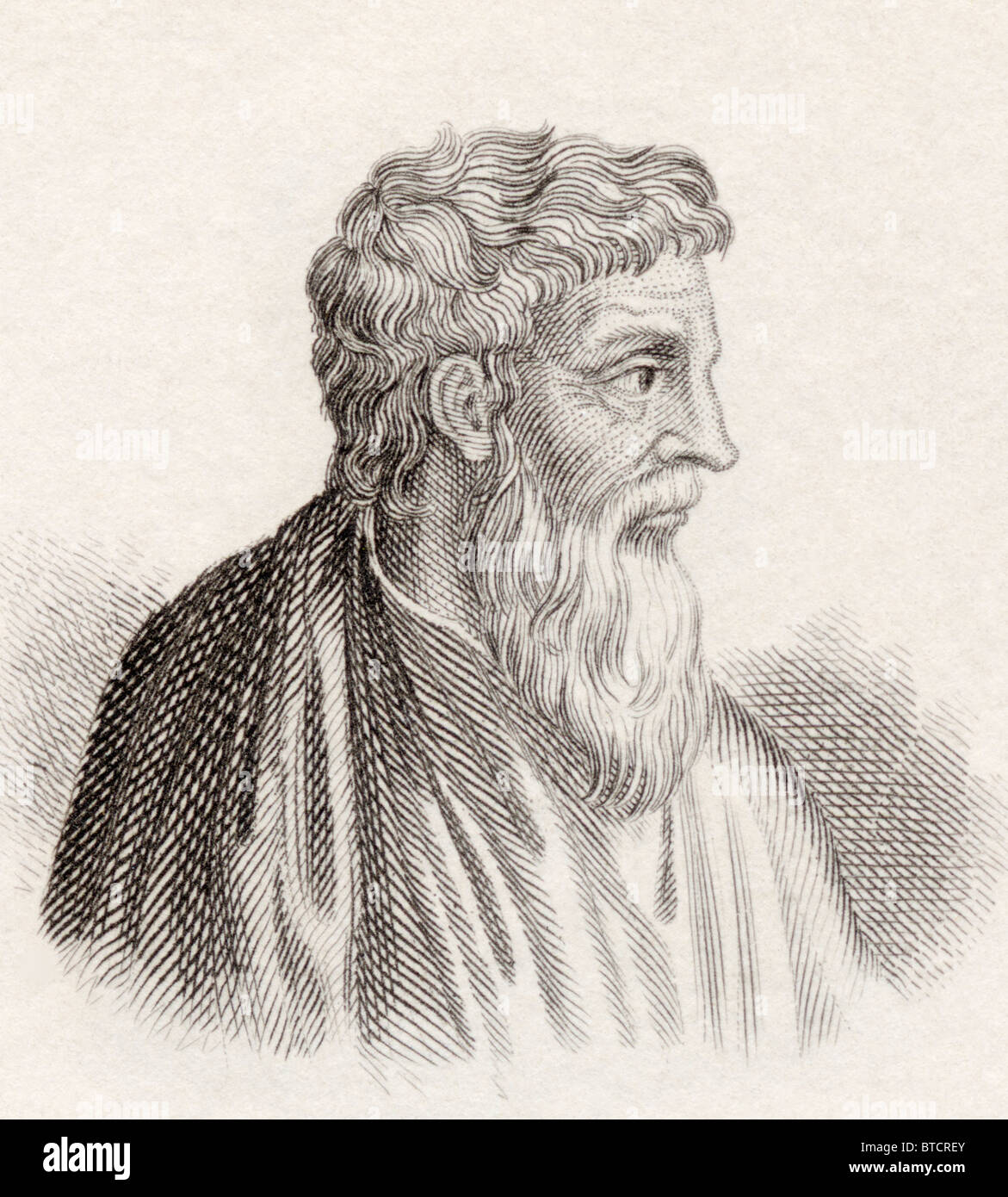 Pedanius Dioscorides, c. 40 to 90AD. Greek physician, pharmacologist and botanist. Stock Photo