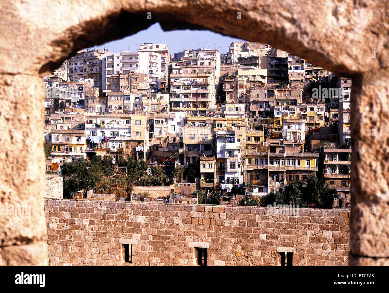 View From Crusader Castle Stock Photo Alamy View From Crusader Castle Stock Photo Alamy