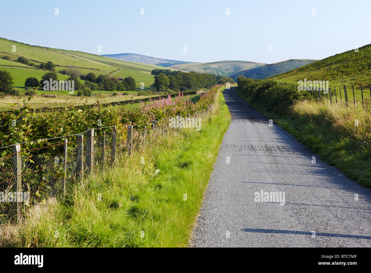 Road into the Lammermuir Hills, Scottish Borders Stock Photo Alamy