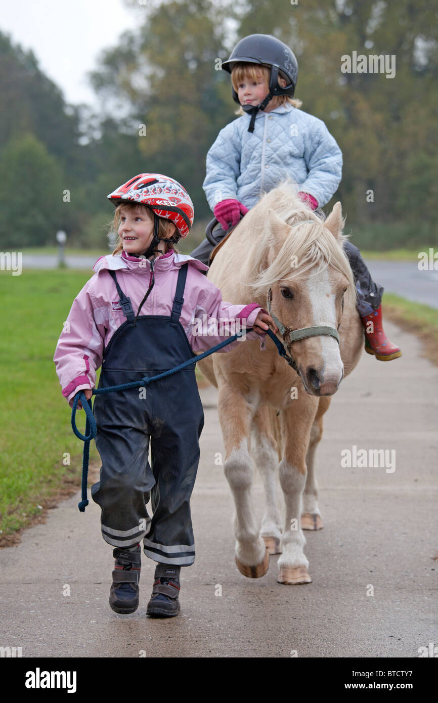 riding little pony