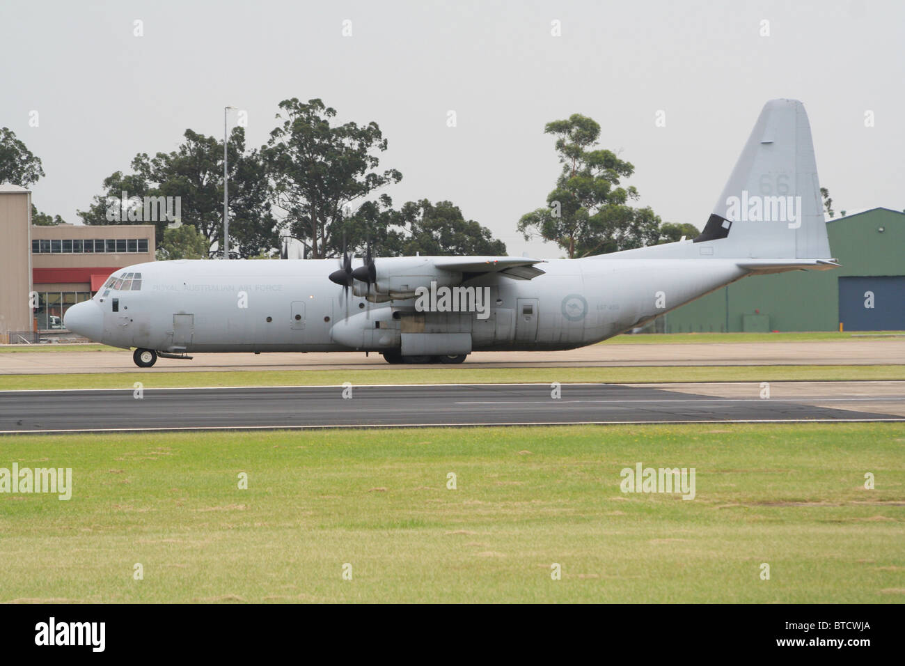 Royal Australian Air Force C130J30 Hercules takeoff from it's