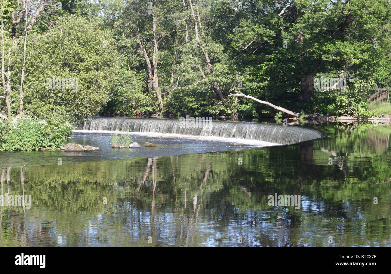 Horseshoe Falls, River Dee, Lllangollen Stock Photo Alamy