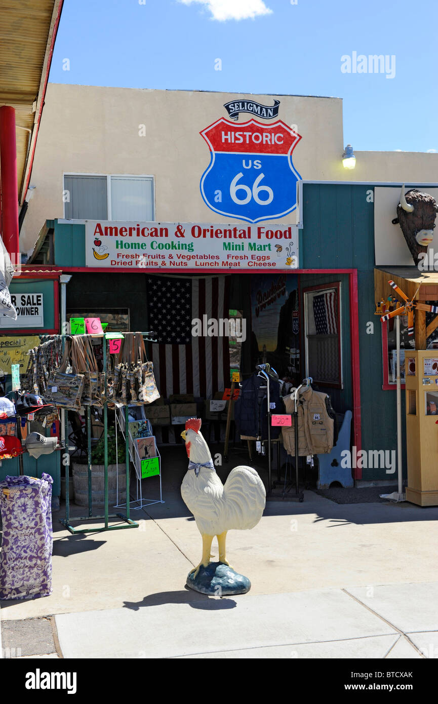 Seligman Arizona Route 66 Stock Photo Alamy