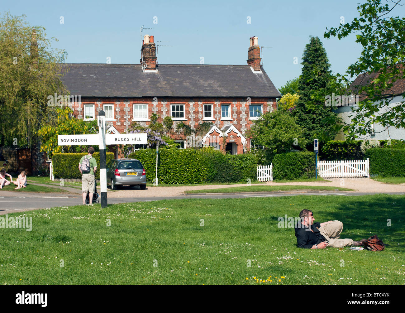 Chipperfield Village Green Hertfordshire Stock Photo Alamy