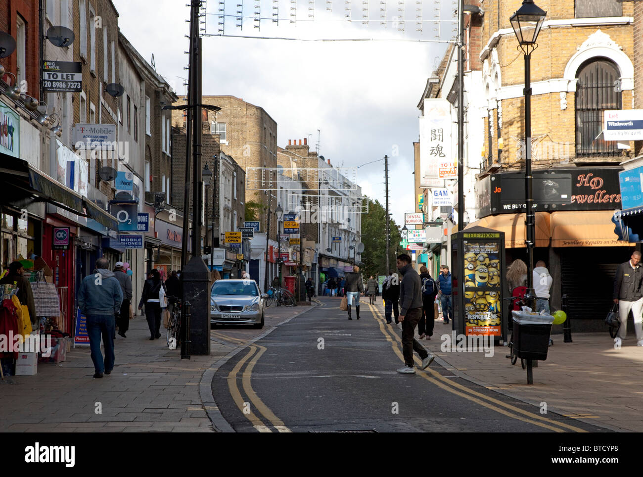 Mare Street, Hackney, London Stock Photo