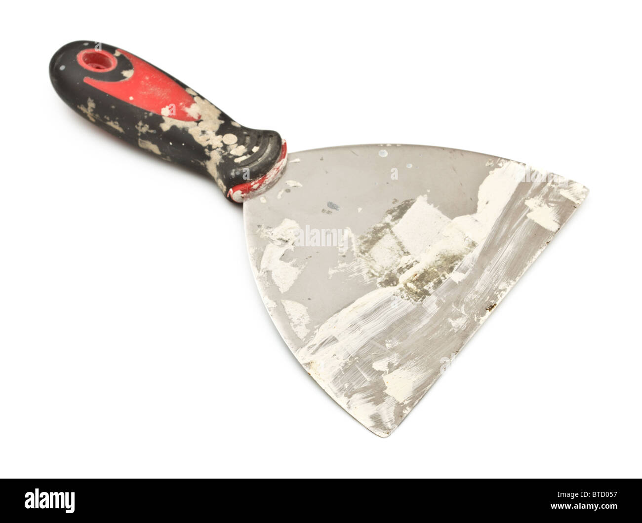 building trowel isolated on white Stock Photo