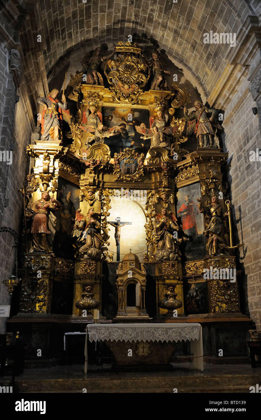 The 15th century altar in Saint Christ Chapel, Saint James Parish