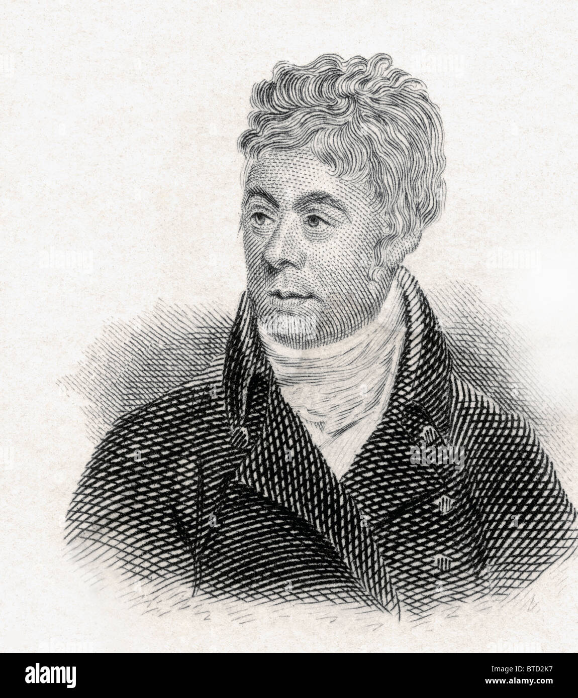 George Shaw, 1751 to 1813. English botanist and zoologist. Stock Photo