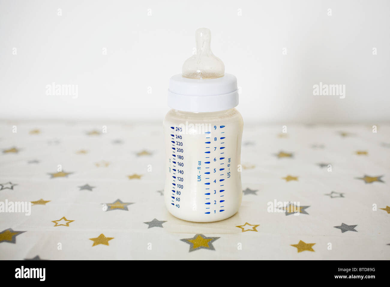 Baby's bottle Stock Photo