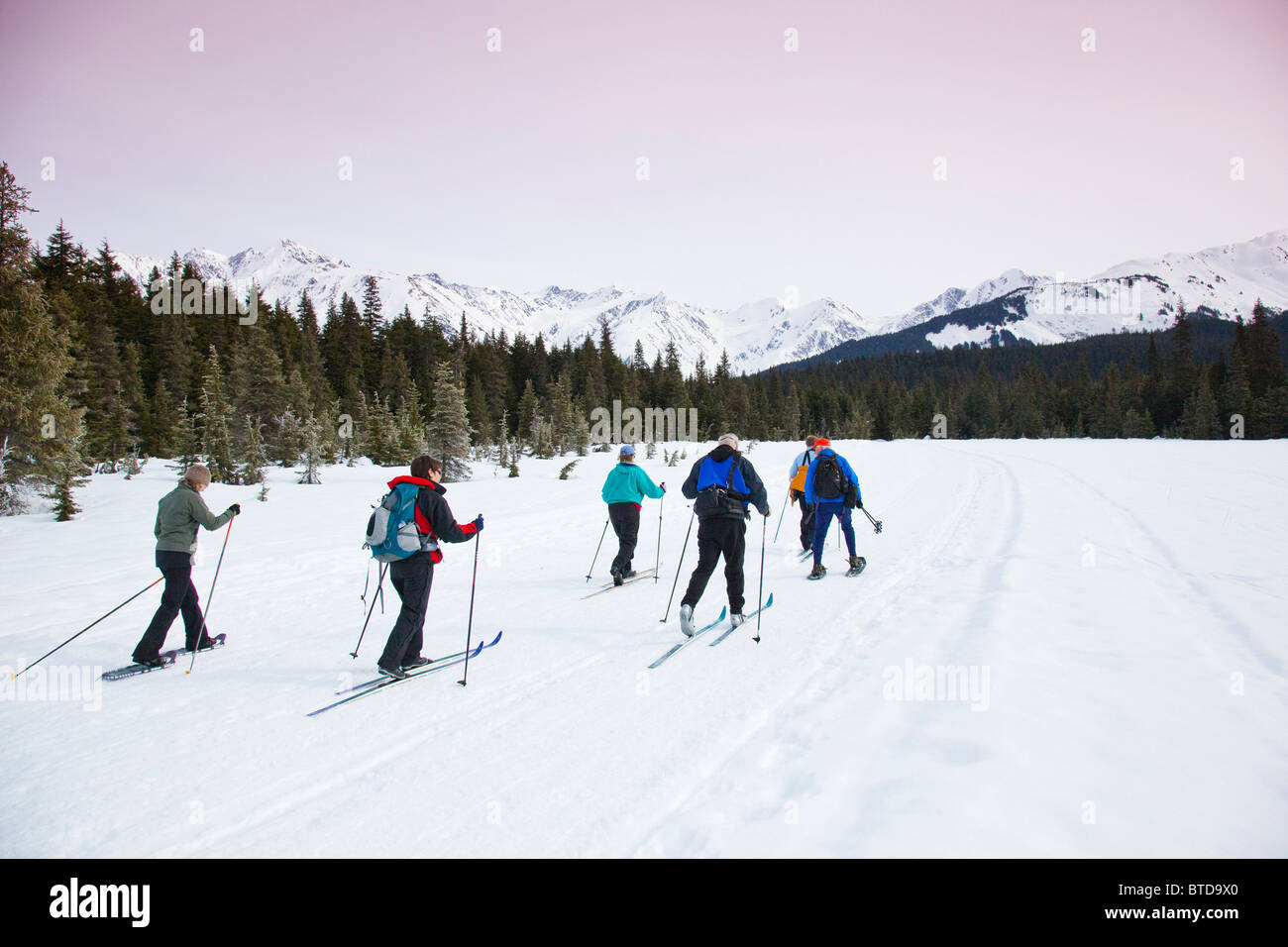 Girdwood alaska snowshoe hires stock photography and images Alamy
