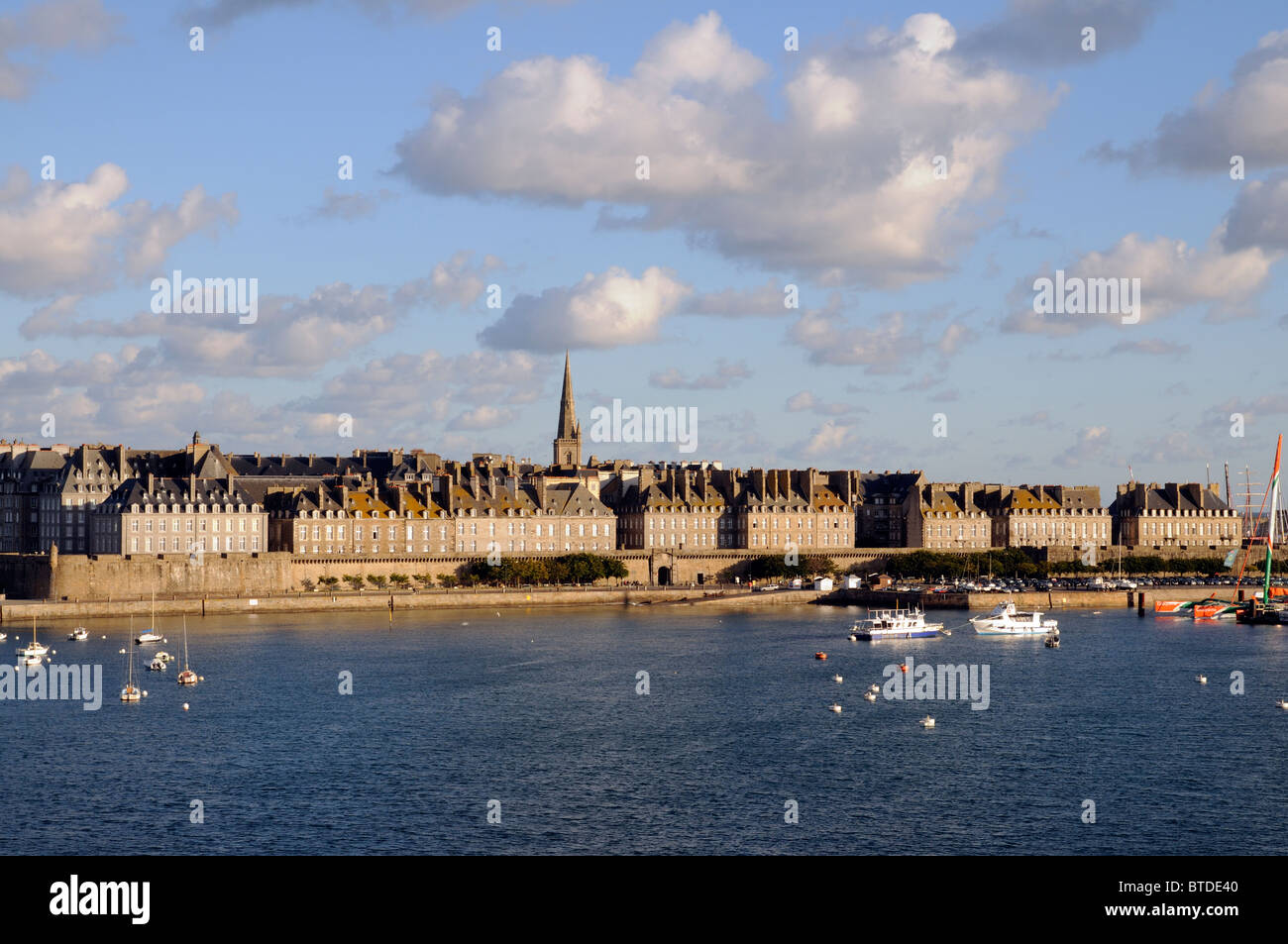 French historic resort of St Malo a historic town and port in Brittany western France Stock Photo