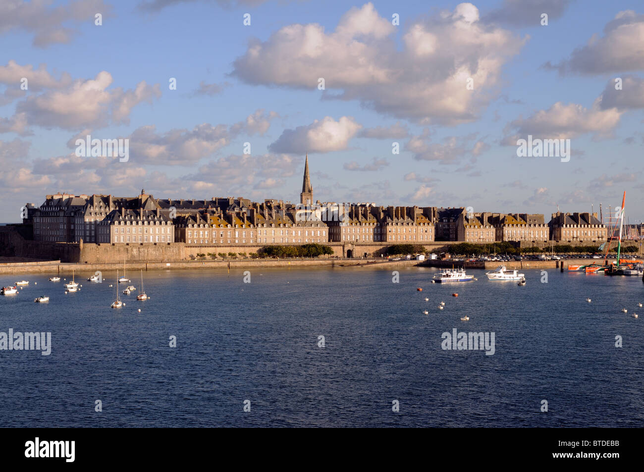 French historic resort of St Malo a historic town and port in Brittany western France Stock Photo