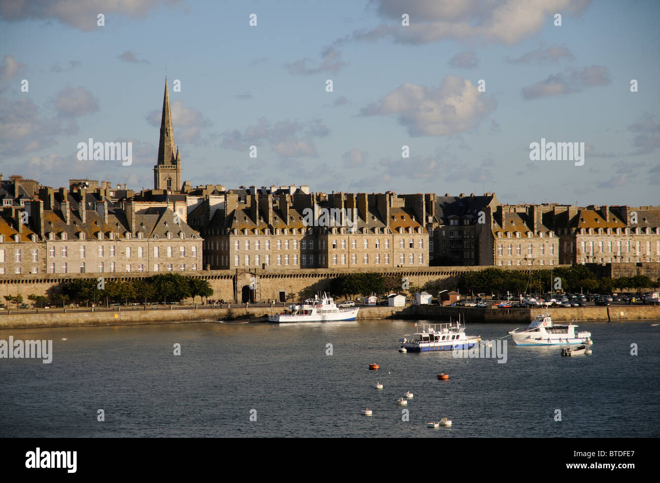 French historic resort of St Malo a historic town and port in Brittany
