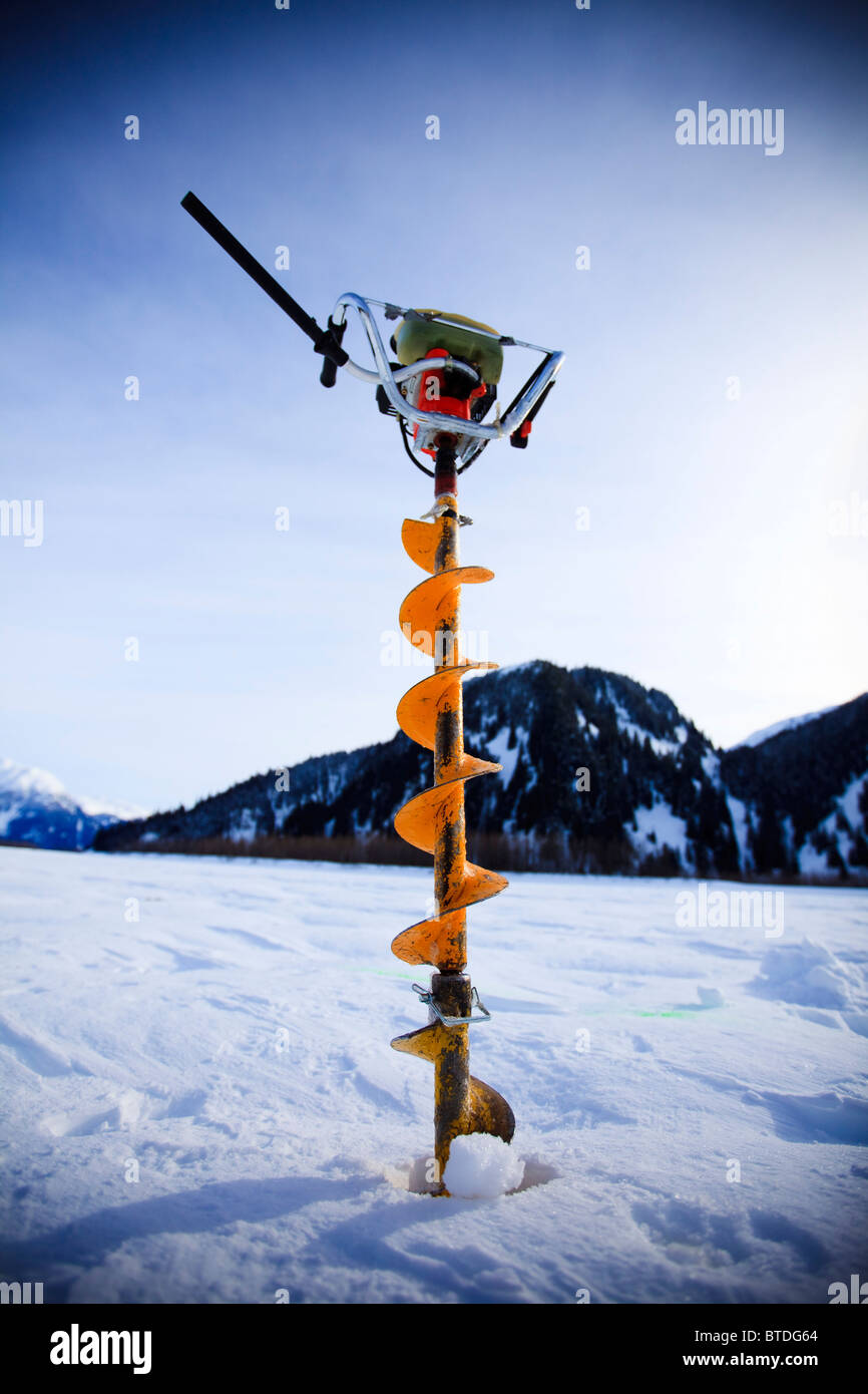 Ice auger hi-res stock photography and images - Alamy