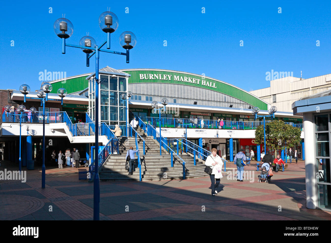 Burnley Town Centre High Resolution Stock Photography And Images Alamy