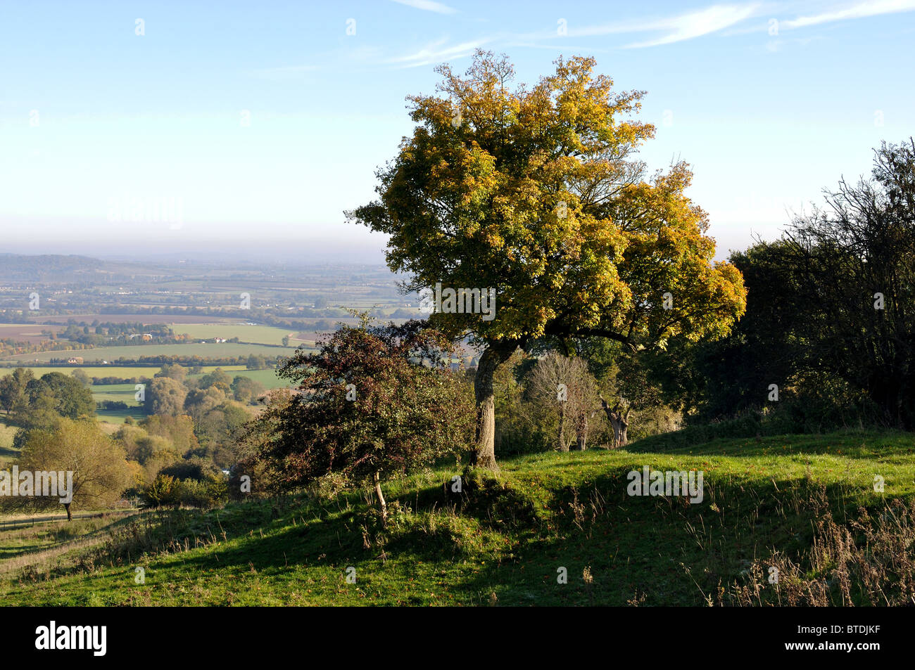 View from Bredon Hill, Worcestershire, England, UK Stock Photo Alamy