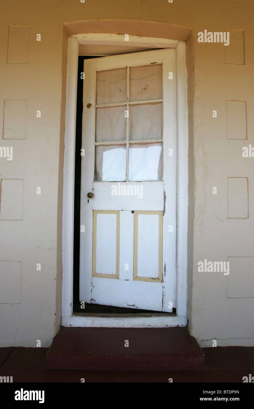 Wooden Door Ajar Stock Photos Wooden Door Ajar Stock Images Alamy
