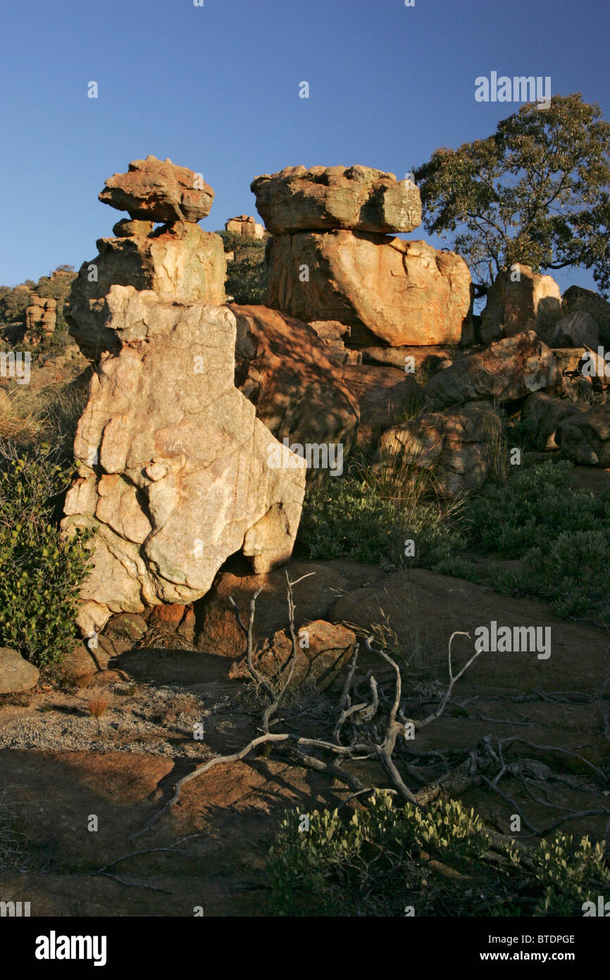 Unusual rock formations Stock Photo
