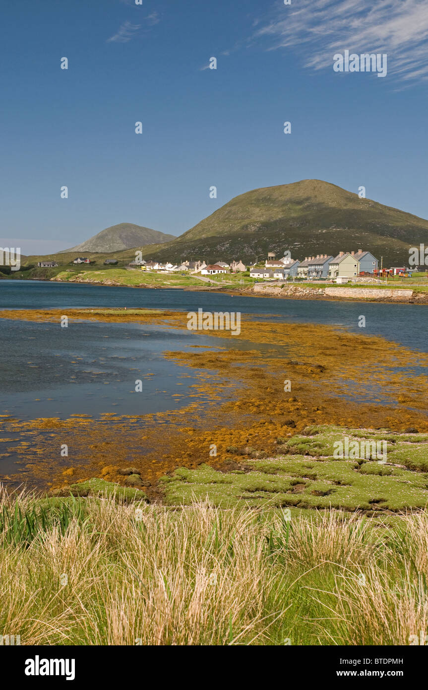 Low tide at Leverburgh, South Harris, Western Isles, Outer Hebrides. Scotland.  SCO 6911 Stock Photo
