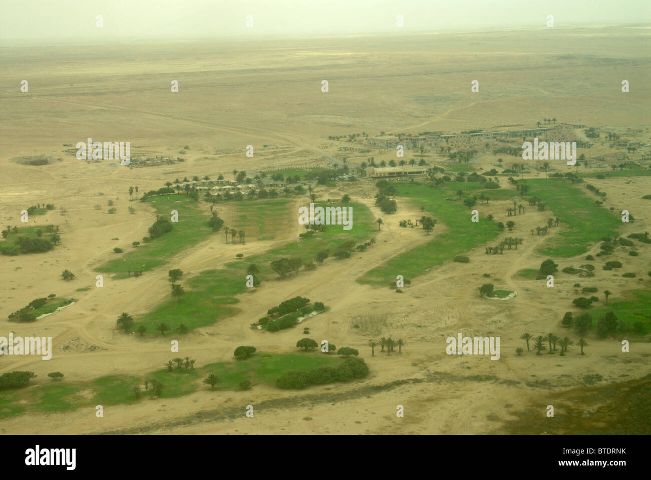 Aerial scenic view of golf course Stock Photo