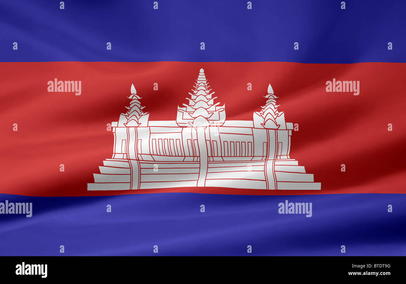 High Resolution Flag Of Cambodia Stock Photo - Alamy