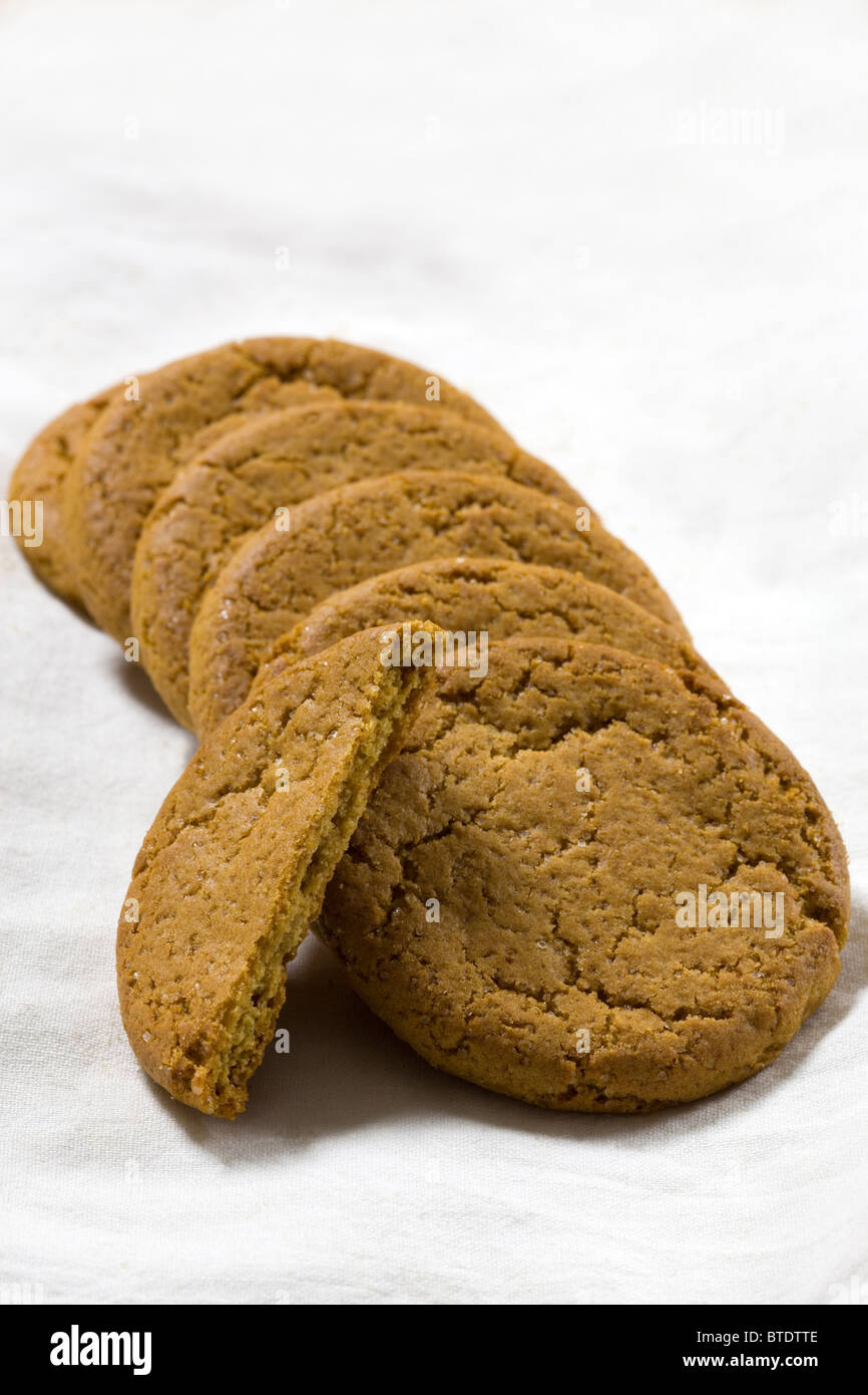 Ginger Biscuits Stock Photo