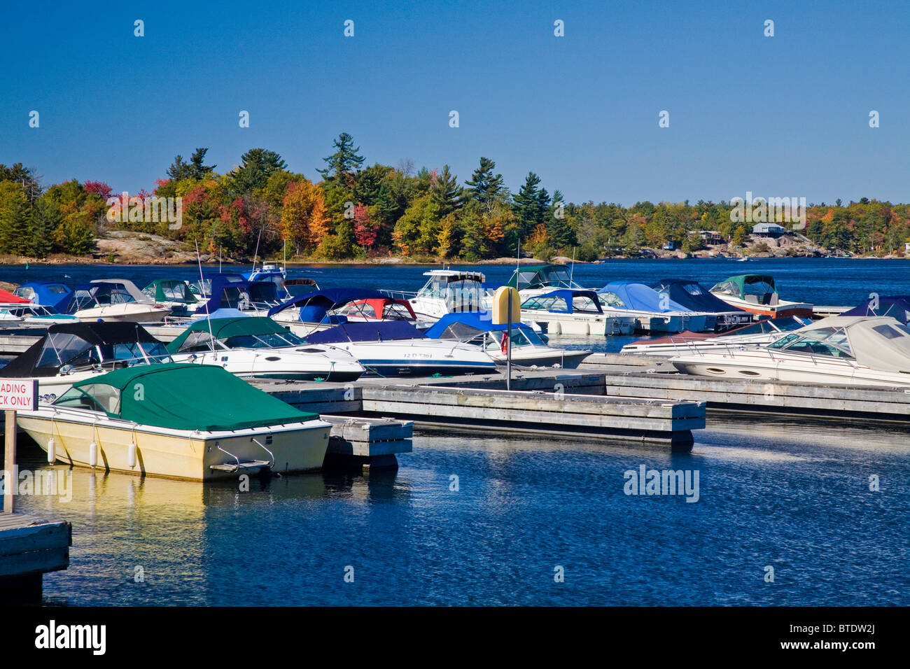 Marina; Harbour or Dock at Honey Harbour; Ontario;Canada;North America