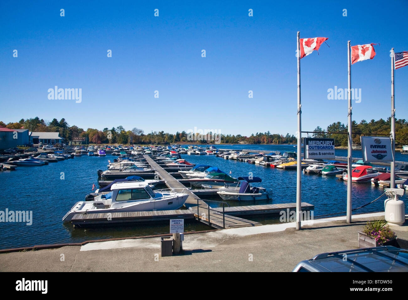 Marina; Harbour or Dock at Honey Harbour; Ontario;Canada;North America