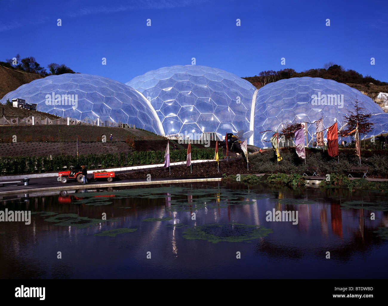 Eden Project, Exterior Stock Photo Alamy