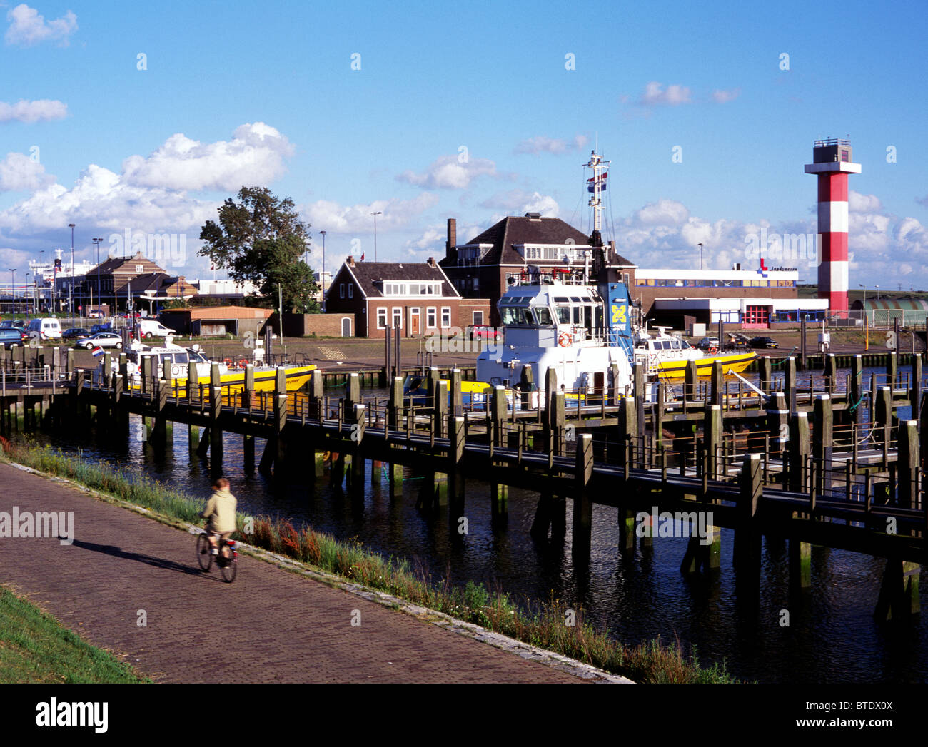 Hook Of Holland, Port Scene, Day Stock Photo Alamy
