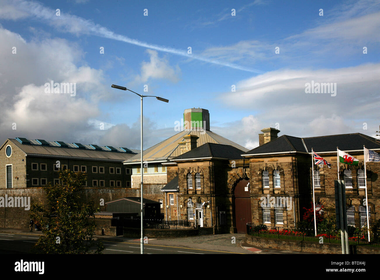 HM Prison, Oystermouth Rd Swansea Wales, UK. Stock Photo