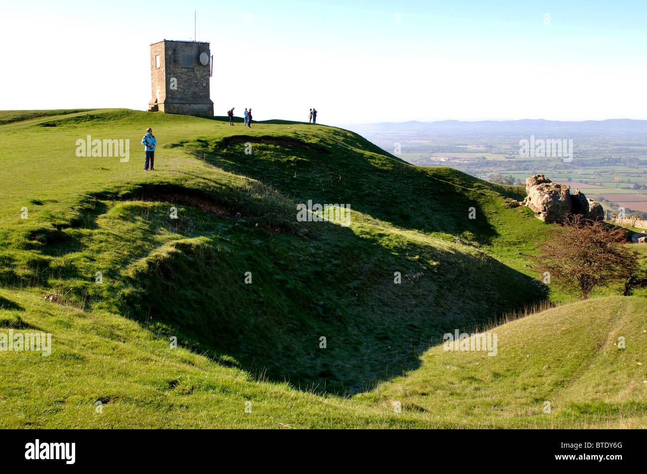 The summit of Bredon Hill, Worcestershire, England, UK Stock Photo