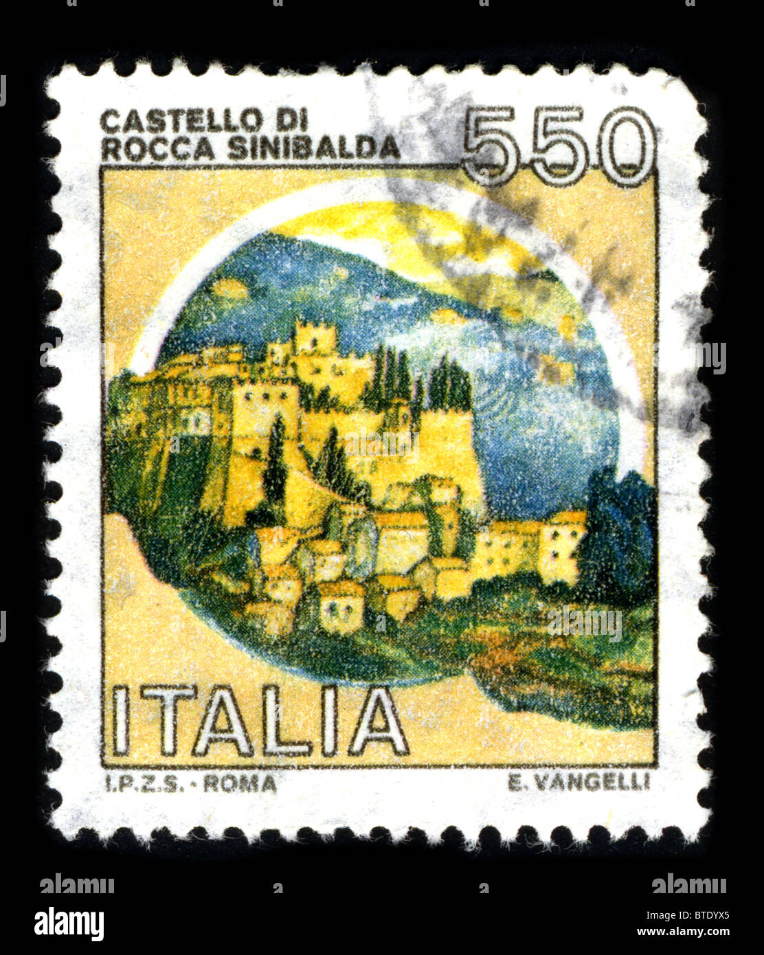 Rome stamp italian hi-res stock photography and images - Alamy