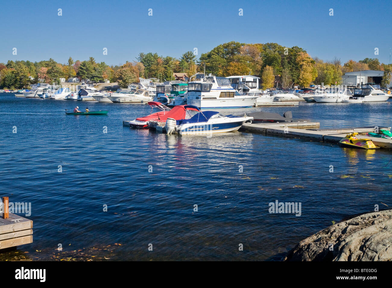 Marina or Harbour near Honey Harbour in Northern Ontario;Canada, North