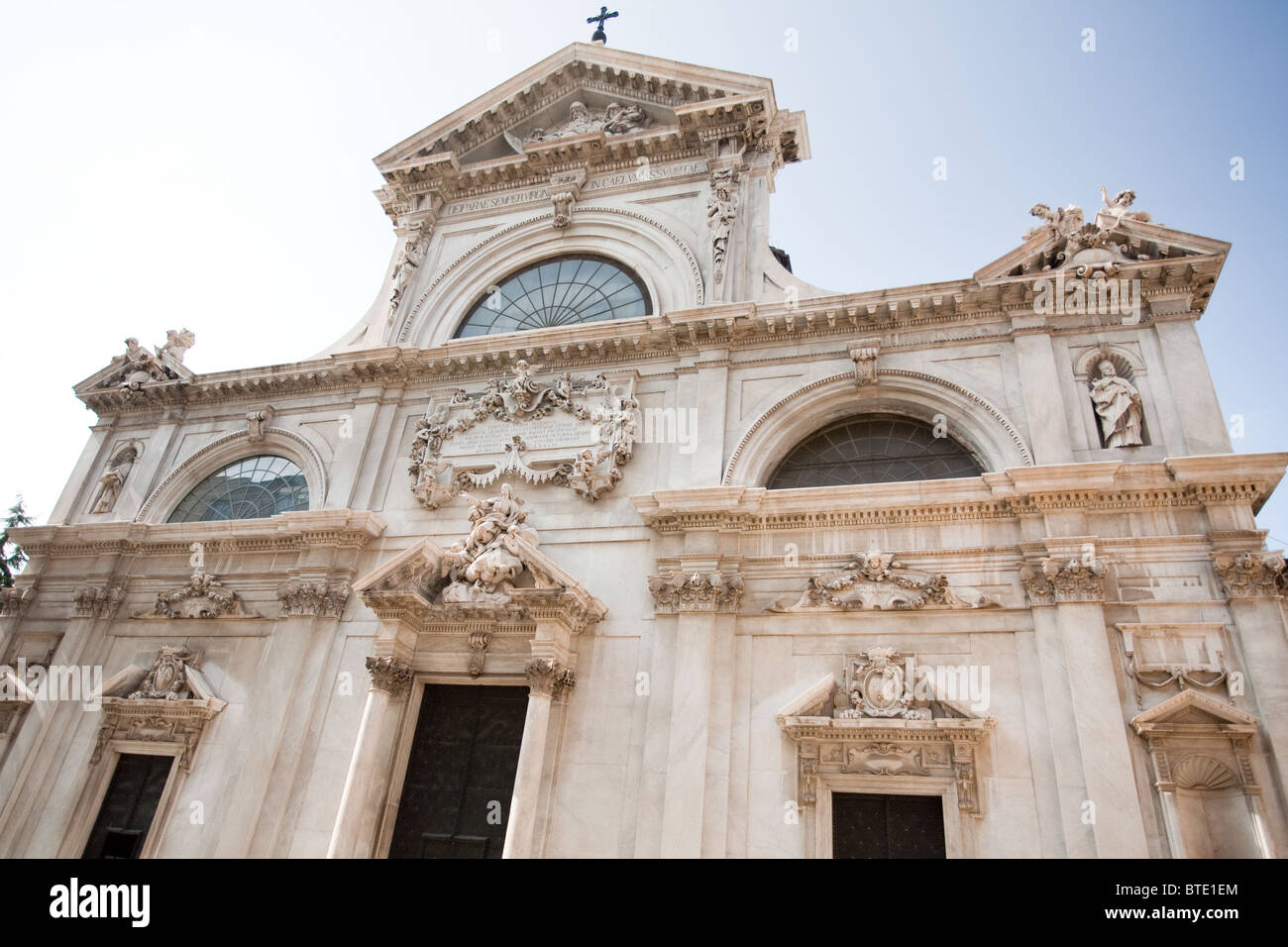 Church decoration Savona Italy Stock Photo