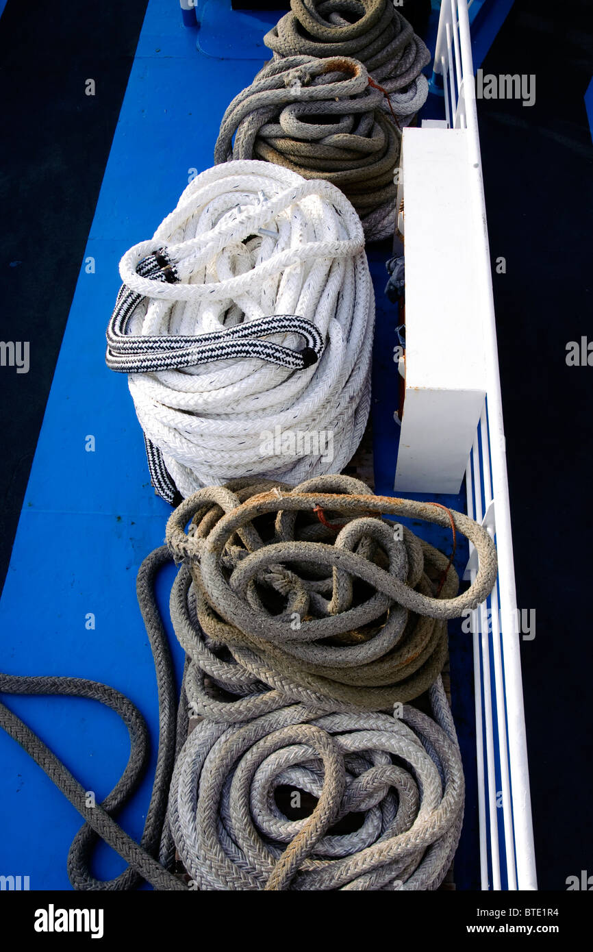 Thick Strong Rope on the Open Market Stock Photo - Image of large, cord:  32475730
